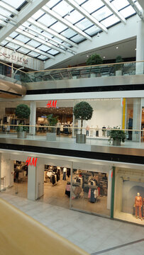 Olomouc, Czechia - March 12, 2026: H and M store atat Galerie Santovka shopping center in the czech city Olomouc, Czechia