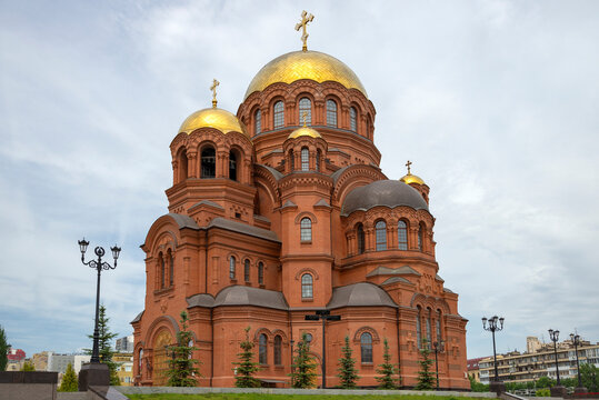 View on the Alexander Nevsky Cathedral, Volgograd. Russia