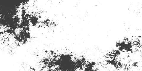 Fototapeta premium Black and White Grunge Texture Background Vector with Distressed Overlay and Grainy Ink Splatter