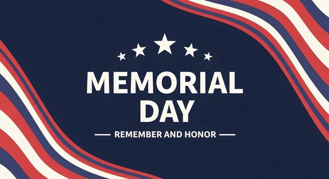 Memorial day remembrance honoring heroes and sacrifices