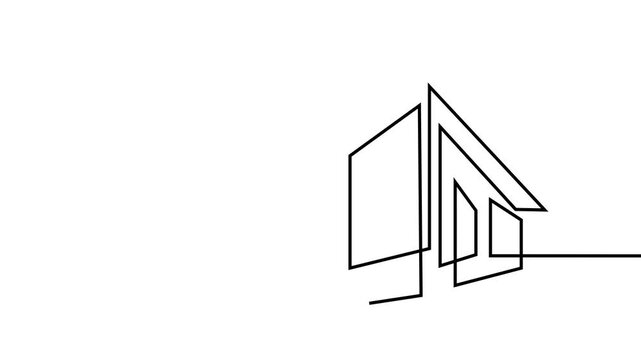 Real Estate Development Concept &ndash; Hand Drawn Building Illustration Video, Creative Architecture Construction Animation &ndash; Hand Drawn Style