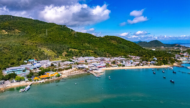 Coastline close to Monkey Island near Nha Trang, Vietnam