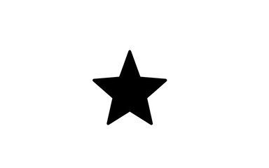 Obraz premium silver star isolated on white
