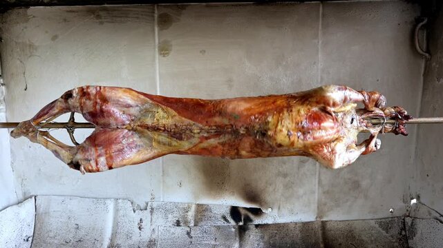 lamb on the spit
