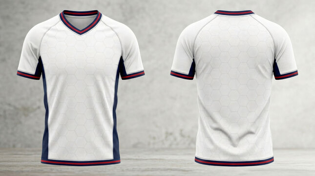 Maqueta de dise&ntilde;o de camiseta deportiva.