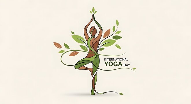 Celebrating international yoga day with a tree rooted in peaceful practice