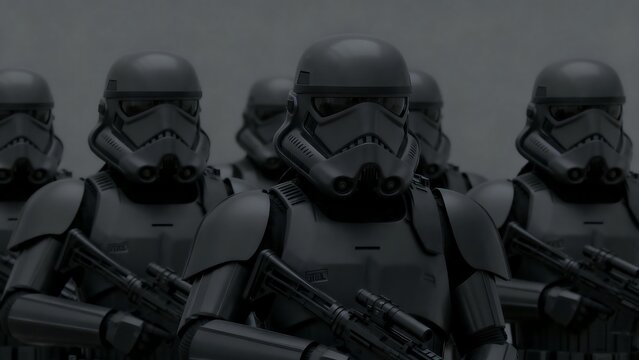 Stormtroopers in formation