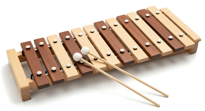 Wooden xylophone with two mallets for children's music education xylophone instrument children education learning percussion development entertainment activity