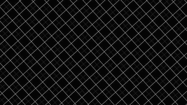 Collection of minimalist black and white geometric motion graphic transitions and patterns