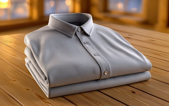 Folded Shirt on Table