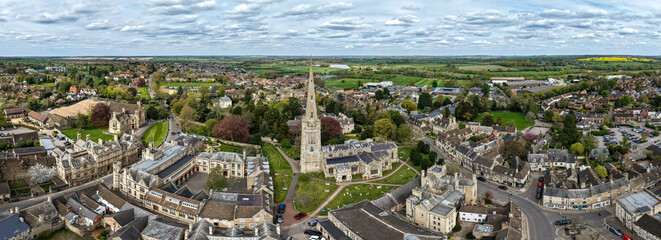 The Church of St Peter in the market town of Oundle, Northamptonshire, England. © Stuart