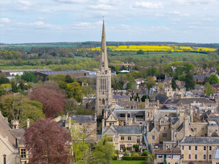 The Church of St Peter in the market town of Oundle, Northamptonshire, England. © Stuart