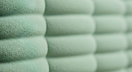 Fototapeta premium Mint green velvet texture luxurious soft fabric pattern