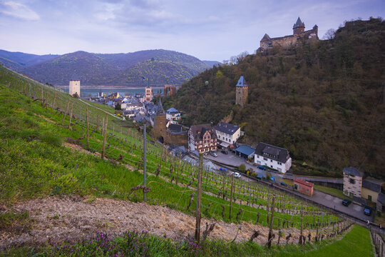 In the historic center of Bacharach