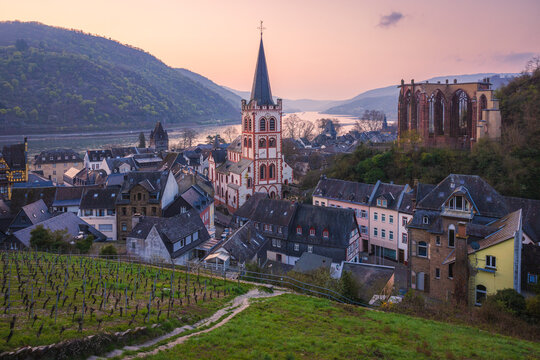 In the historic center of Bacharach