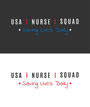 Professional Nurse Mom slogan design for apparel. Vector art perfect for medical staff appreciation, hospital events, and Mother's Day celebrations.