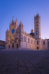 Obraz premium In the historic center of Siena