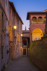 Obraz premium In the historic center of Siena