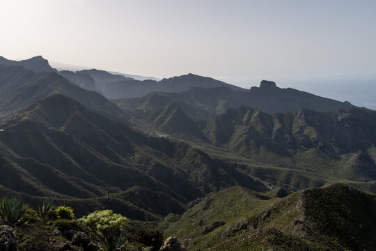 Teno Mountains ridge at daylight