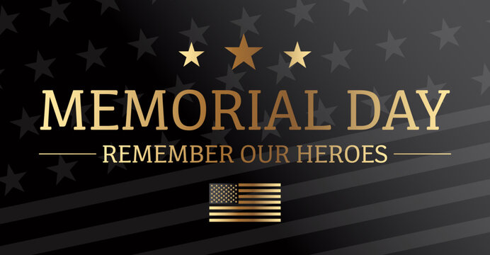 Memorial Day USA Background Remember