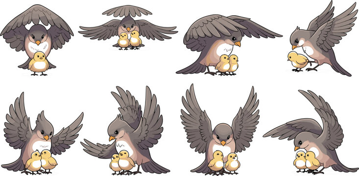 
Cute Pixel Art Sparrow Bird Animation Sprite Sheet Icon Set with Flying and Sitting Poses for Game and App Designs
Cute Pixel Art Sparrow Bird Animation Sprite Sheet 