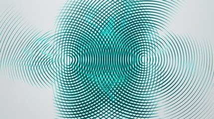 Fototapeta premium Acoustic Sound Wave Echo Interference Tech Abstract Concept Digital Flow Presentation Audio Media Title Graphic Backdrop