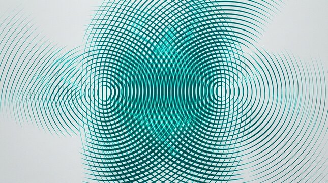 Acoustic Sound Wave Echo Interference Tech Abstract Concept Digital Flow Presentation Audio Media Title Graphic Backdrop