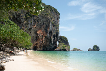 Naklejka premium tropical beach with turquoise water