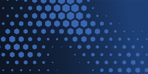 Hexagon background. Abstract medical pattern. Geometric science pattern with glowing cells. Bright digital hexagons. Purple tech grid with light effect. Futuristic wallpaper. Vector illustration. © fadila