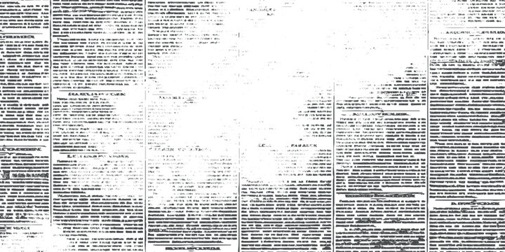 Abstract historical paper texture with bleached newspaper columns, soft ink smudges, and a retro grunge filter for a distressed aesthetic.