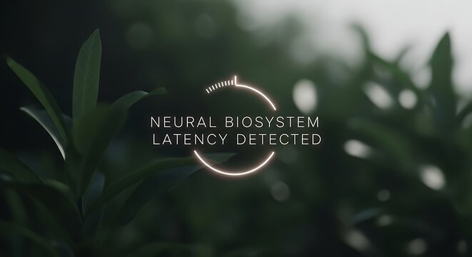 Neural network latency detected with plants detected technology information processing abstract.