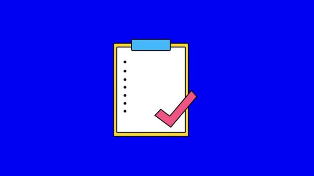 Approved document with checklist and red tick on clipboard