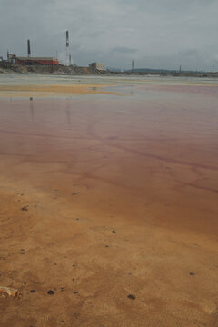 The plant discharges waste into water. Ecological catastrophy.
