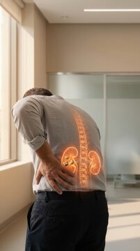 Renal calculus agony: kidney stone, crystal formation, urinary problem, acute pain, body discomfort, urologic disease, system symptom, painful blockage, sharp sensation.