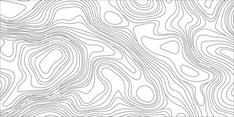 Fototapeta premium Abstract topographic contour lines illustration for backgrounds and textures