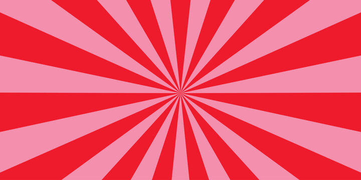 Sunburst or sun burst retro background. Retro sunburst pattern background for modern graphic design element vector. Abstract background with rays. 
