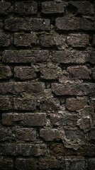 Fototapeta premium Old brick wall texture showing the wear and tear