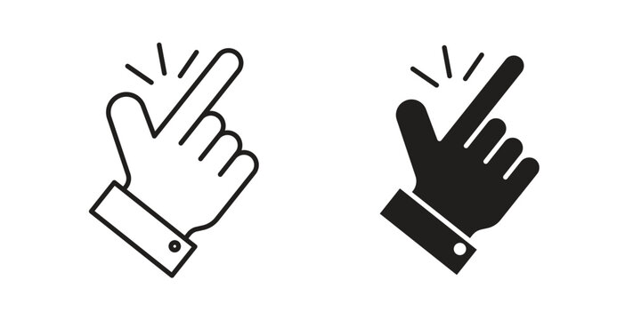 Easy icon line style collection. Simple black solid icons