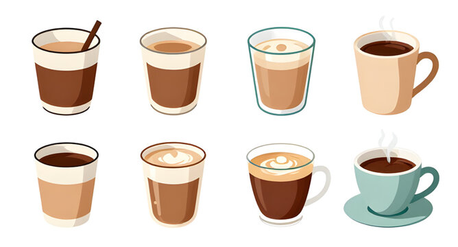 premium coffee cup illustration, luxury hot coffee design, steaming espresso mug, elegant cafe beverage graphic, rich morning coffee, gourmet drink artwork, realistic latte cup, warm premium beverage,
