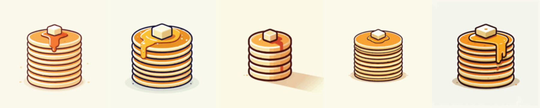 Pancake Vector Illustration