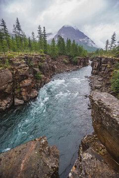 Hoisey River of Putorana Plateau. Russia