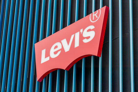 Rancho Cucamonga, CA USA - Nov 17, 2025:Levi Strauss & Co. is an apparel company known globally for its Levi's denim jeans.