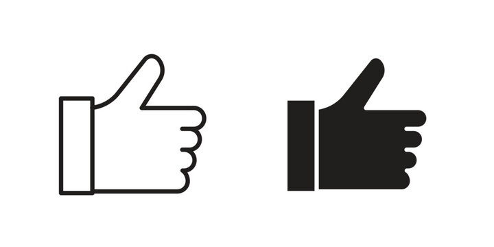 Like icon for ui app design and web designs