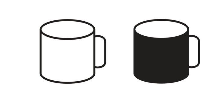 Mug icon for ui app design and web designs