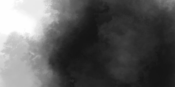 Abstract background with white paper texture and white and gray watercolor painting background. Black wall texture, white color concrete wall for background. 