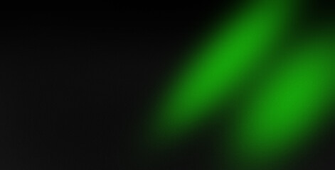 Fototapeta premium Abstract Dark Gritty Background Two Diagonal Green Light Streaks, Mysterious Dramatic Moody Wallpaper
