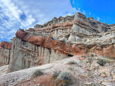 Dramatic desert rock formation at Red Rock Canyon State Park, Kern County, California.