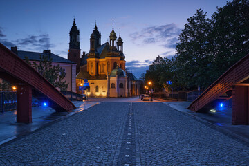 Poznań Cathedral. The Sts. Apostles Peter and Paul Archcathedral Basilica in Poznań is one of the oldest churches in Poland and the oldest Polish cathedral. © Arkady