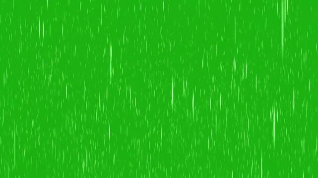 Green Screen Rain Effect Overlay - Falling Water Droplets Background for Compositing mp4