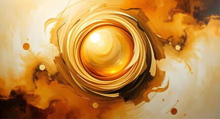 golden circle, magic portal, glowing ring, abstract portal, digital art, light circle, energy ring, futuristic portal, mystical design, golden glow, round portal, sci fi portal, abstract ring, luminou © BPIXEL